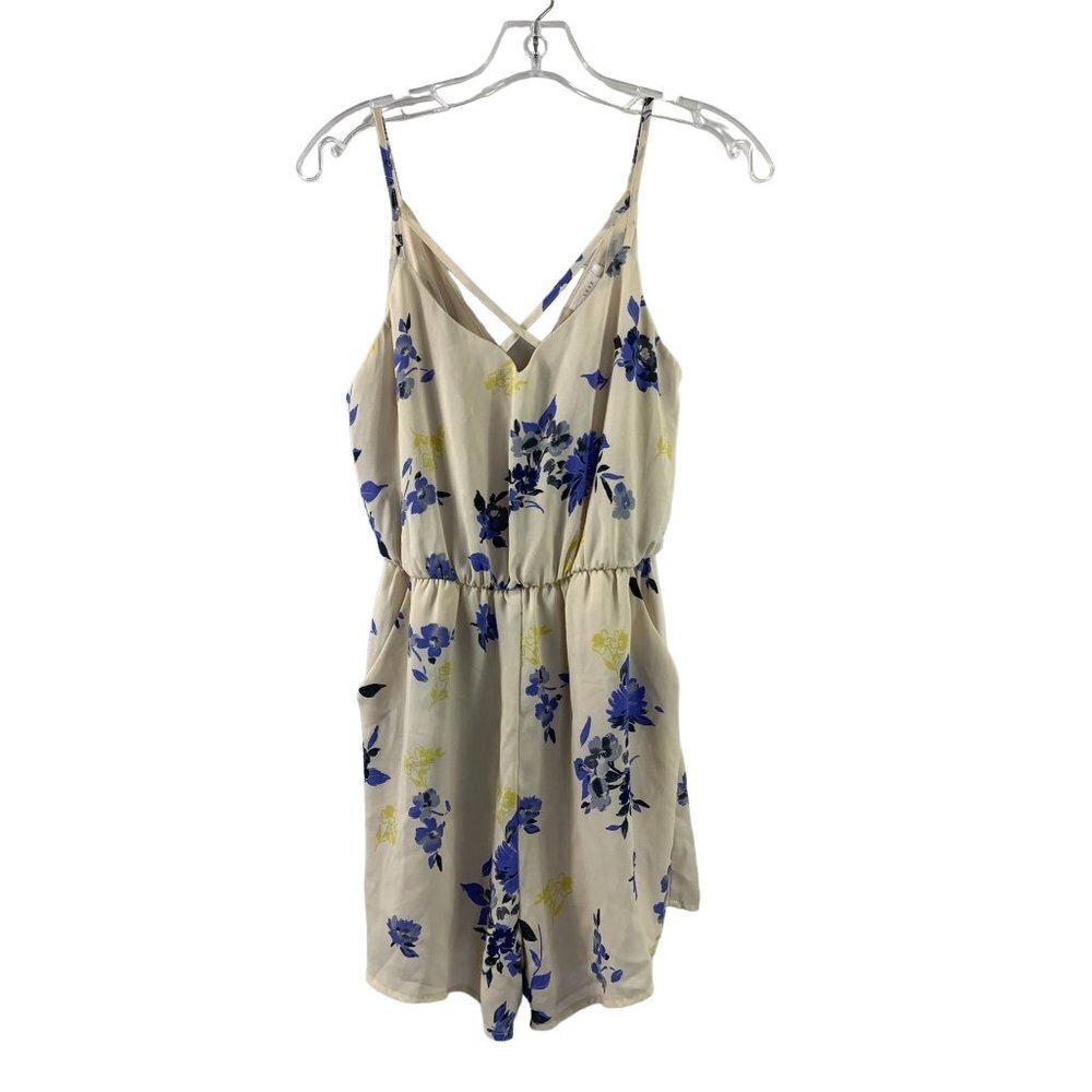 Lush Women's Floral Lightweight Romper